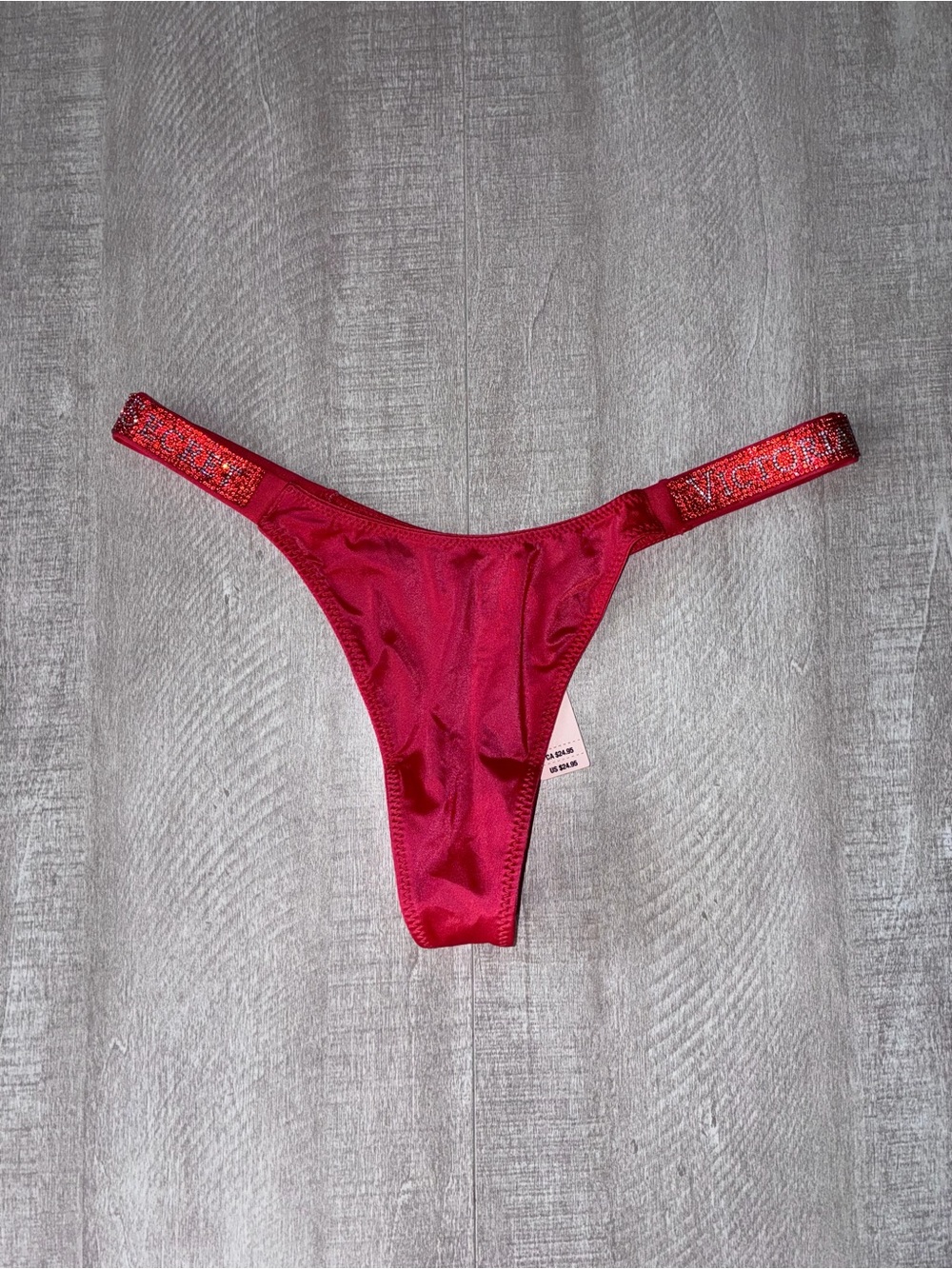 Victoria's Secret Shine Strap Thong Panty Small